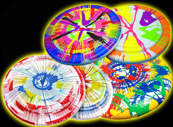 Spin Art Frisbees